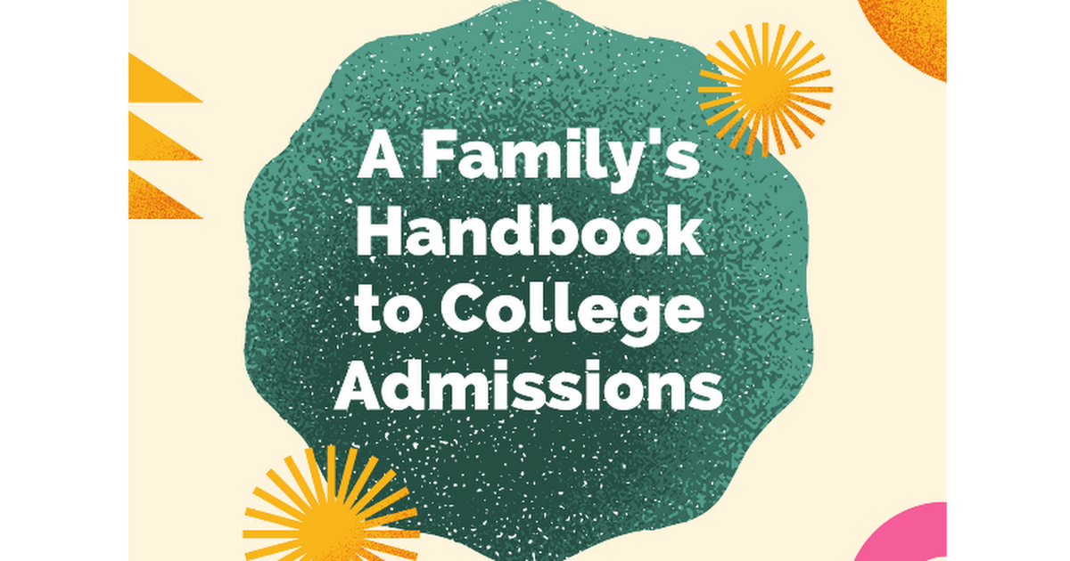 Berkley High School + College Essay Guy -- A Family's Handbook to College Admissions
