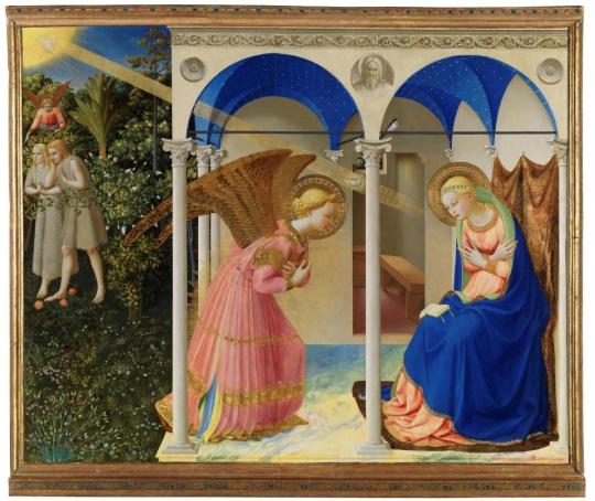 nunciación, La [Fra Angelico] - Museo Nacional del Prado