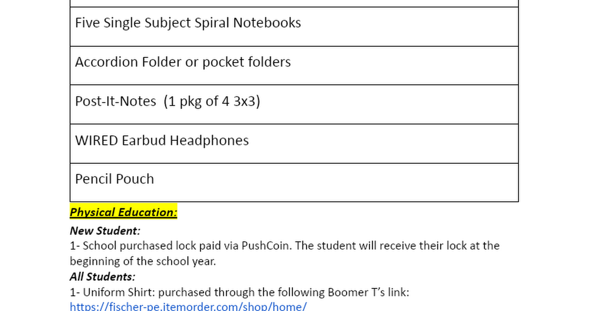 FMS 7th Grade Supply List.docx