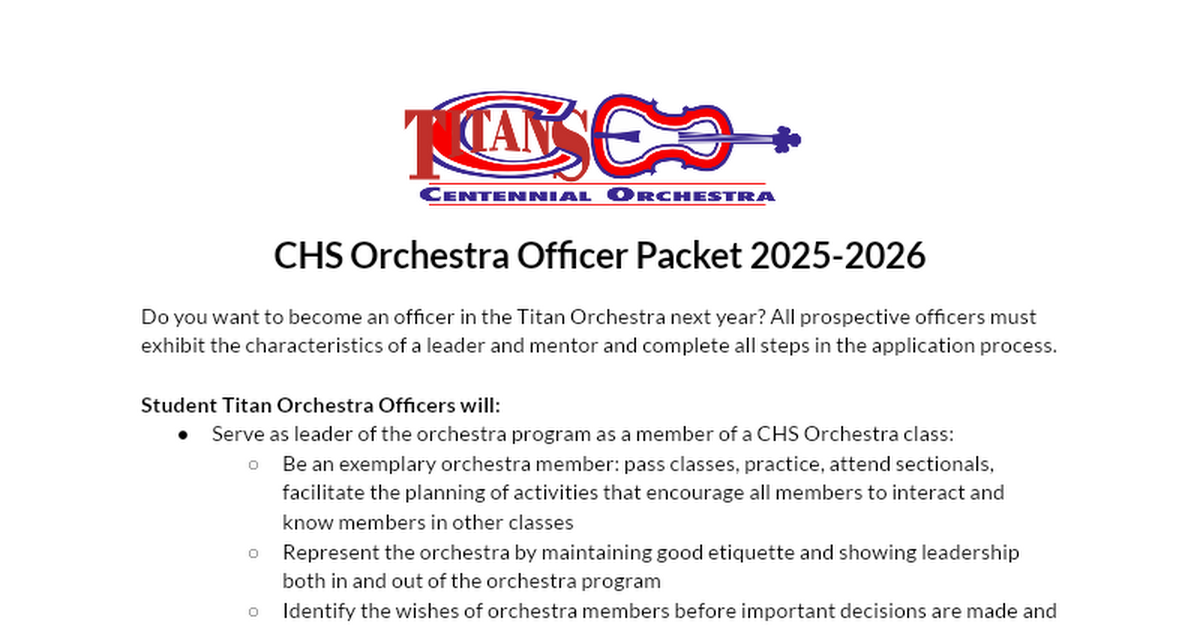 2025-2026 Officer Packet