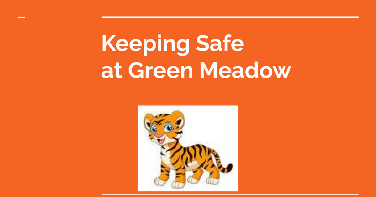 website copy Keeping Safe at Green Meadow