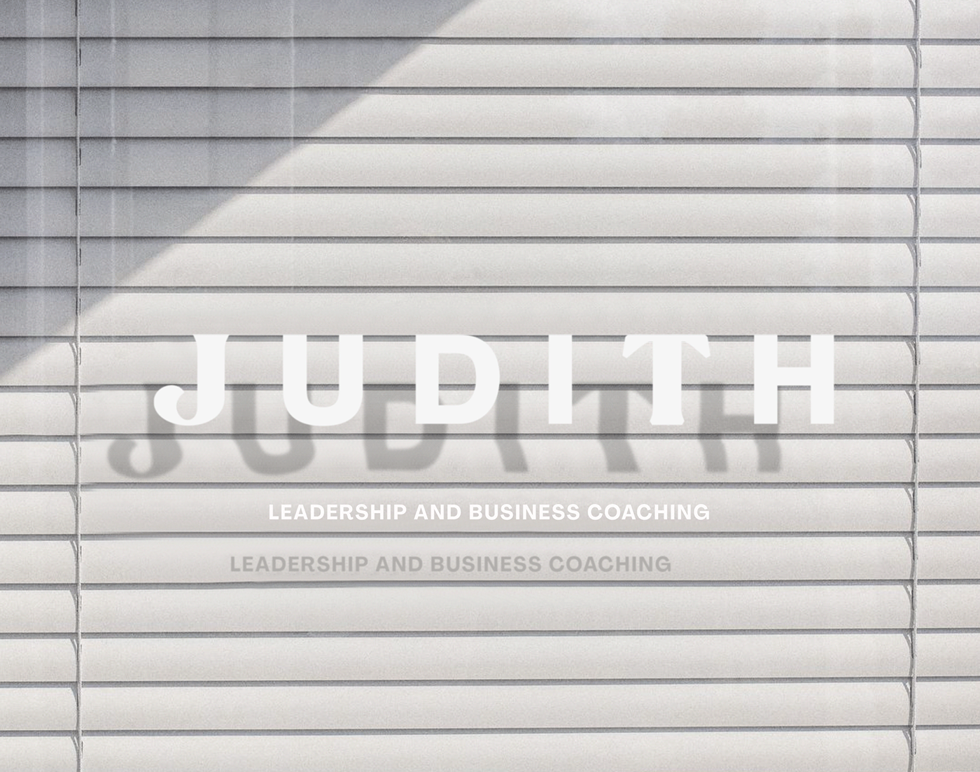 artifact from the Embracing Hardships in Branding for Leadership Coach Judith article on Abduzeedo
