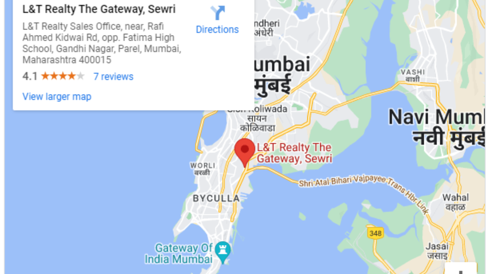 The best location for your luxury lifestyle and best for your future will be The Gateway Sewri.