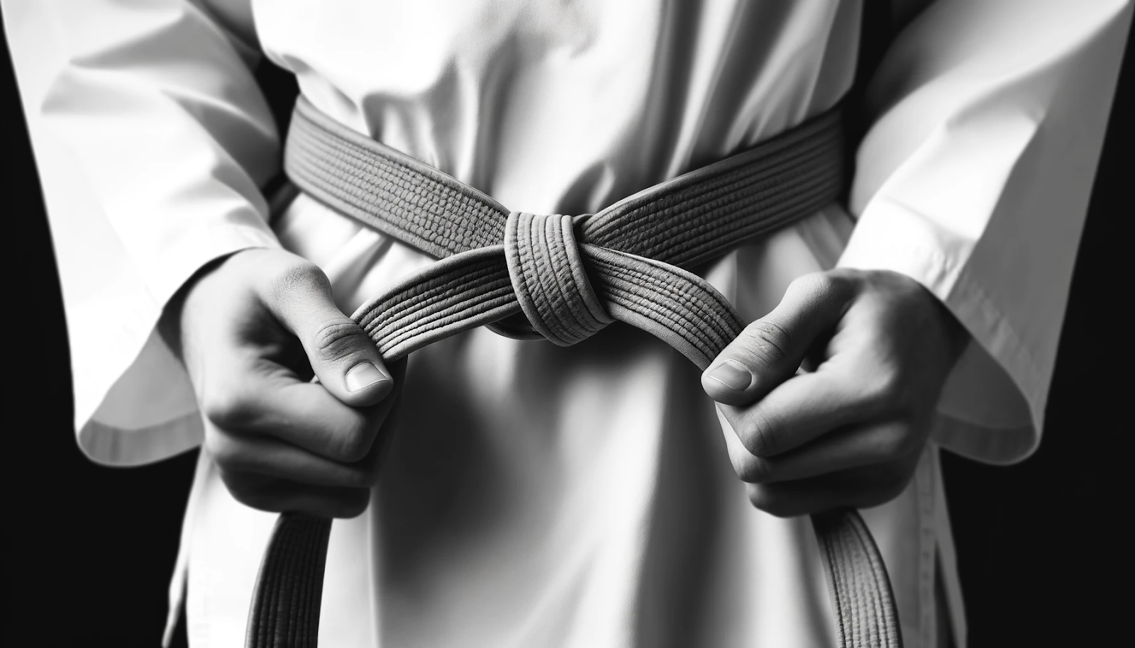 A close-up image of a Taekwondo belt