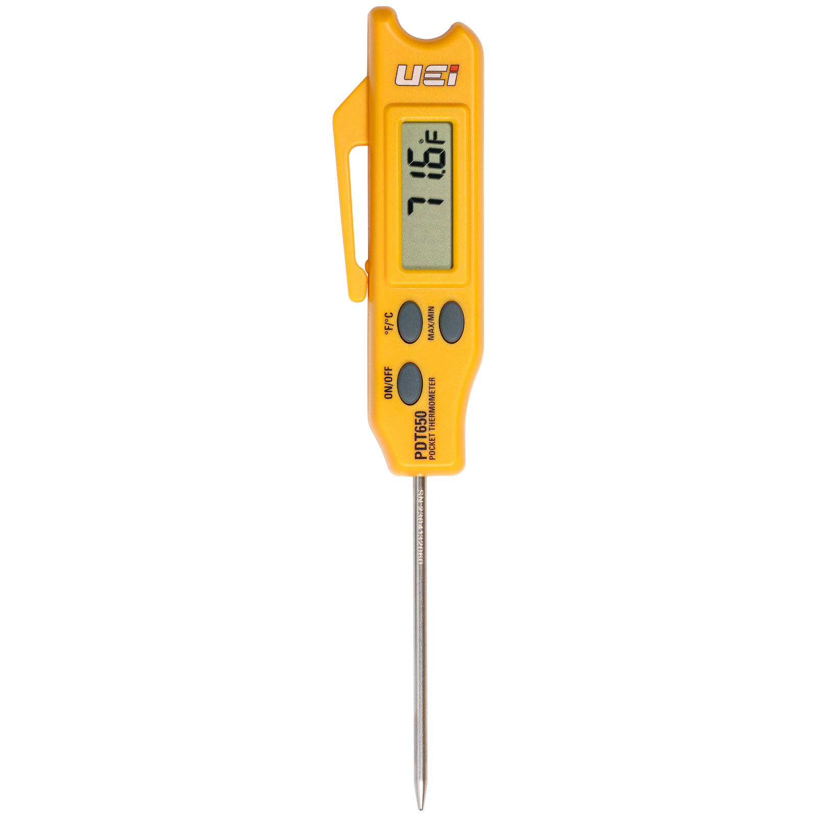 UEi Test Instruments PDT650 Folding Pocket Digital Thermometer - Best HVAC Hand Tools for 2024