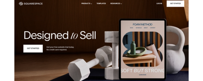 graphic designer website, squarespace is a popular website platform