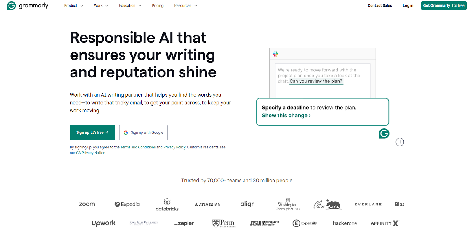 Grammarly: Responsible AI that ensures your writing and reputation shine