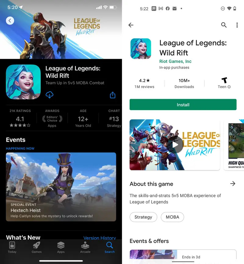 Download League of Legends: Wild Rift