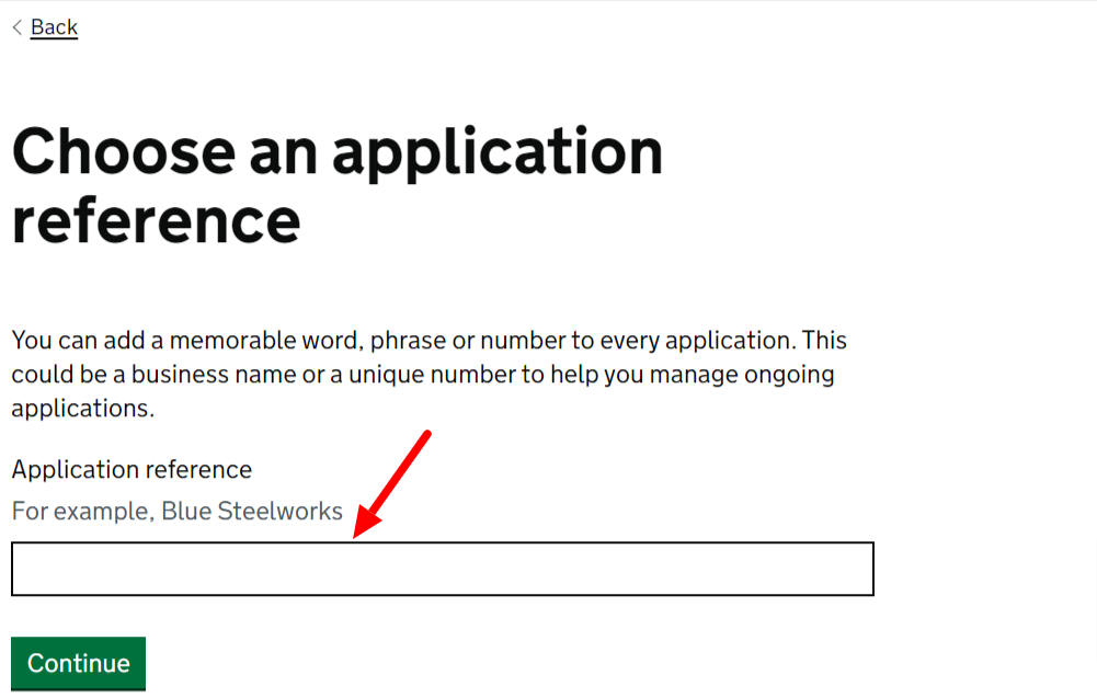 VAT Registration application Page by UK Government