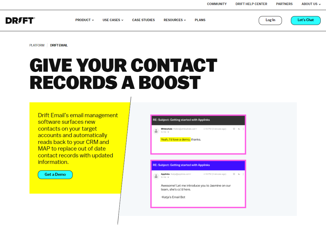 Drift Email is an AI-powered email marketing platform