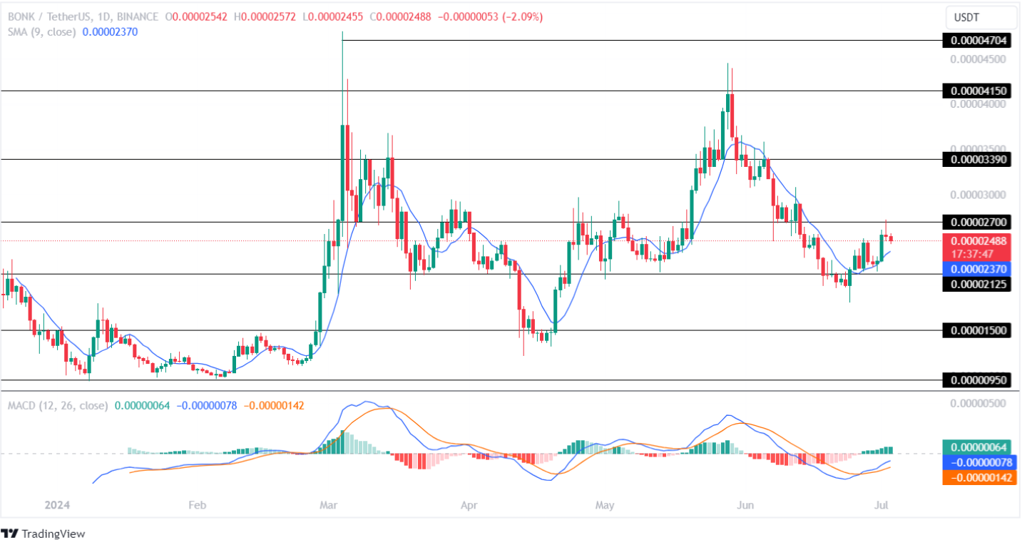 BONK Price Analysis