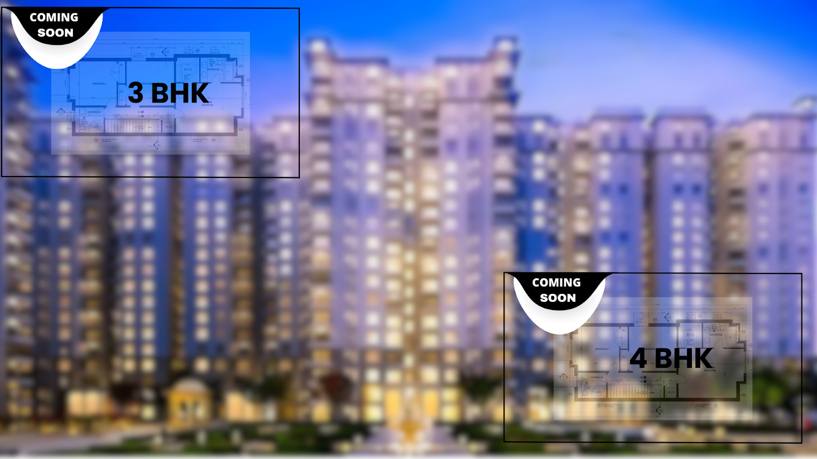 Your dream house with premium 3 & 4 Bed Apartments provides a feeling of luxury lifestyle.