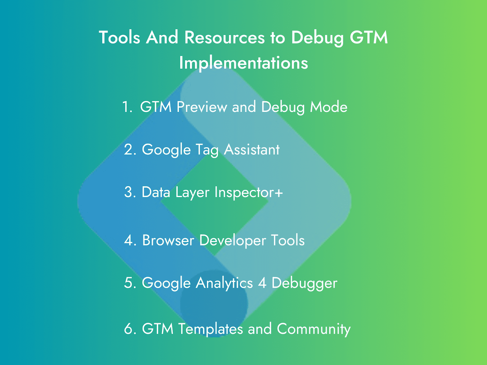 Tools and Resources to Debug GTM Implementation