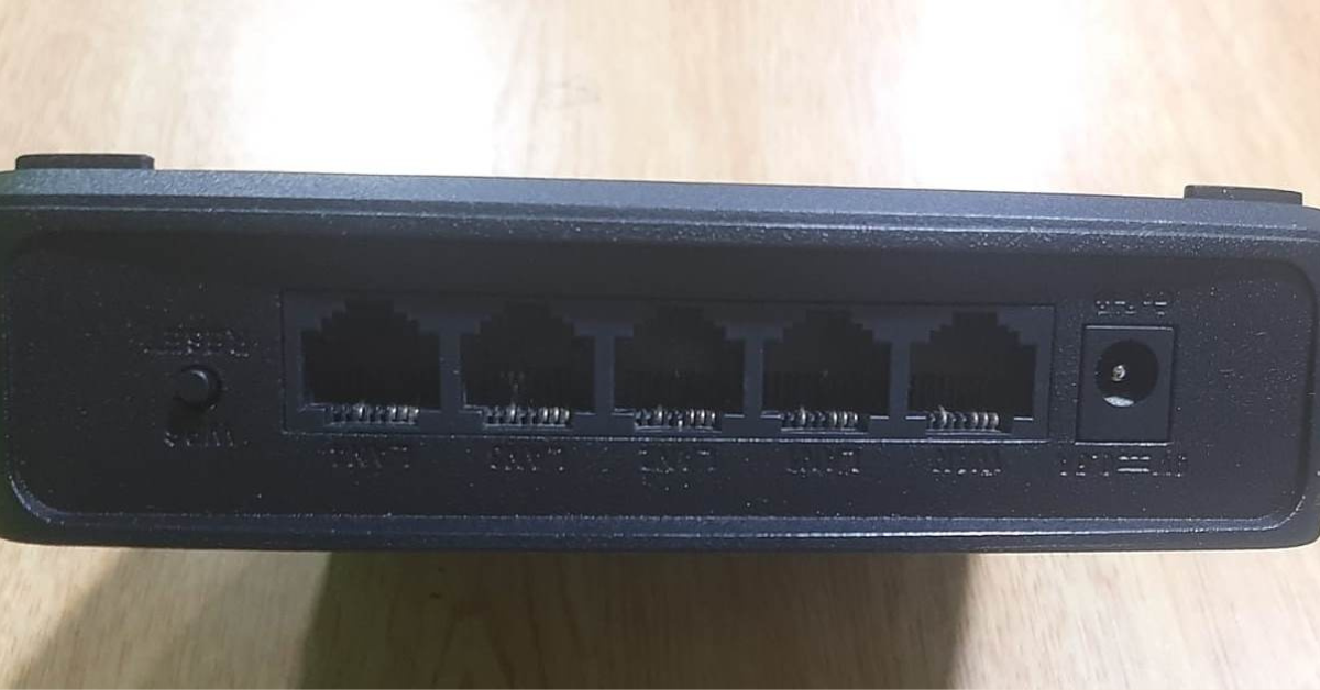 What are the Ethernet ports on a router for