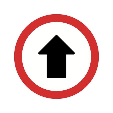 Vector Go Straight Ahead Icon Sign Icon Vector Illustration For Personal And Commercial Use... Clean Look Trendy Icon... Royalty Free SVG, Cliparts, Vectors, And Stock Illustration. Image 126859258.