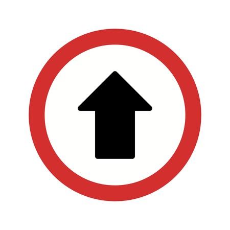 Vector Go Straight Ahead Icon Sign Icon Vector Illustration For Personal And Commercial Use... Clean Look Trendy Icon... Royalty Free SVG, Cliparts, Vectors, And Stock Illustration. Image 126859258.