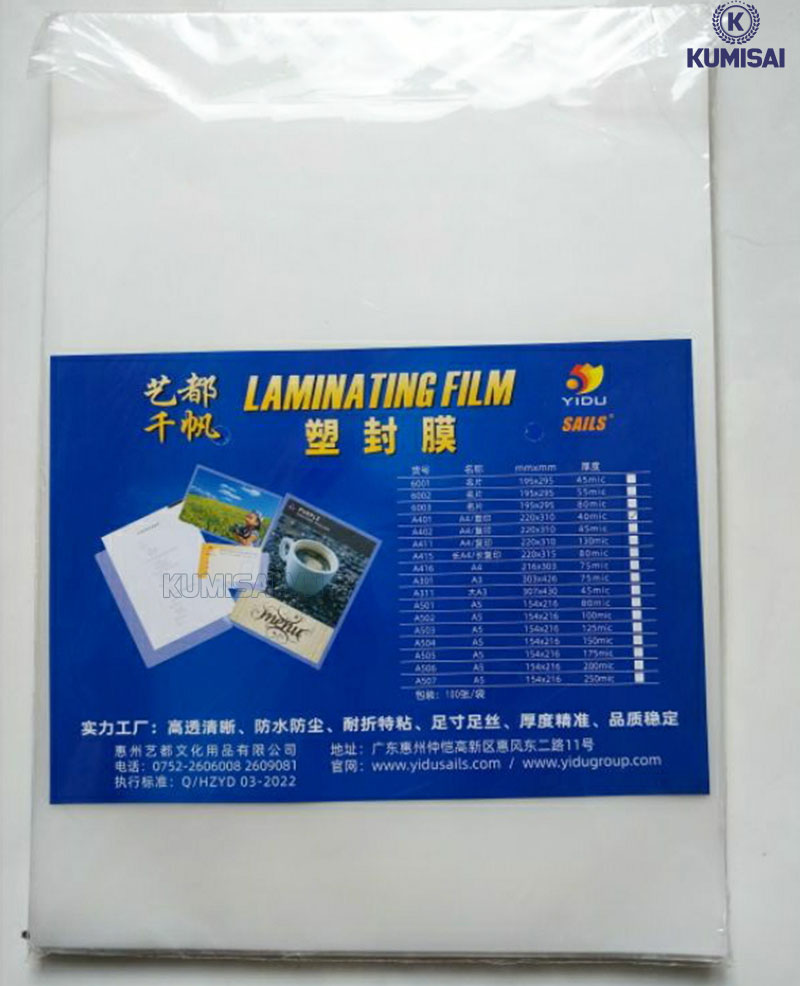 Giấy ép plastic A4 Yidu