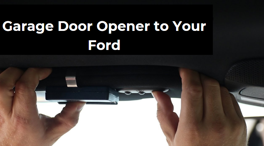 how to program ford garage door opener