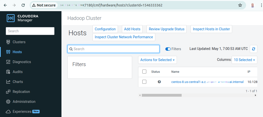 Deploying Hadoop Cluster