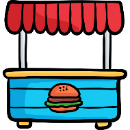 Free Icon | Food stall