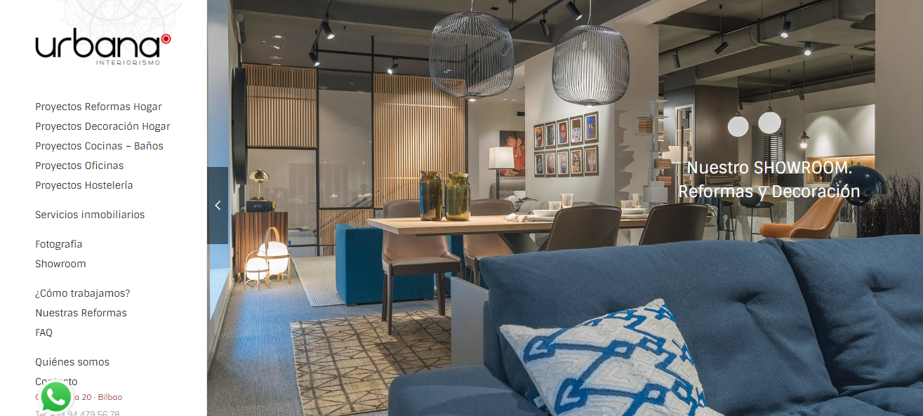 Diseño de interiores en Bilbao para espacios elegantes y funcionales.
