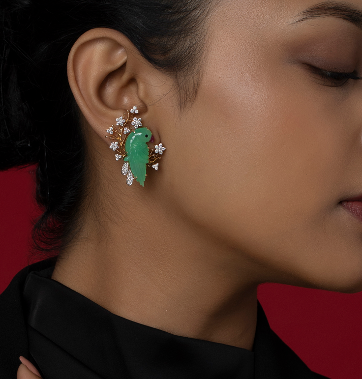 Stunning Chrysoprase Earrings |CKC Jewellers