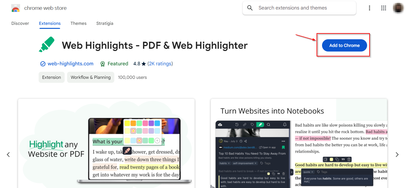 Web highlights