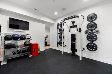 bonus room ideas for your basement remodel workout gym area custom built michigan