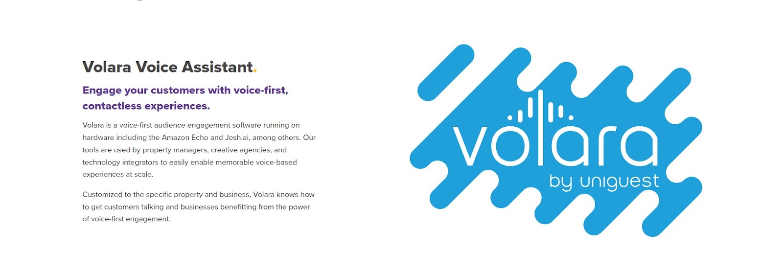 Volara AI voice assistant