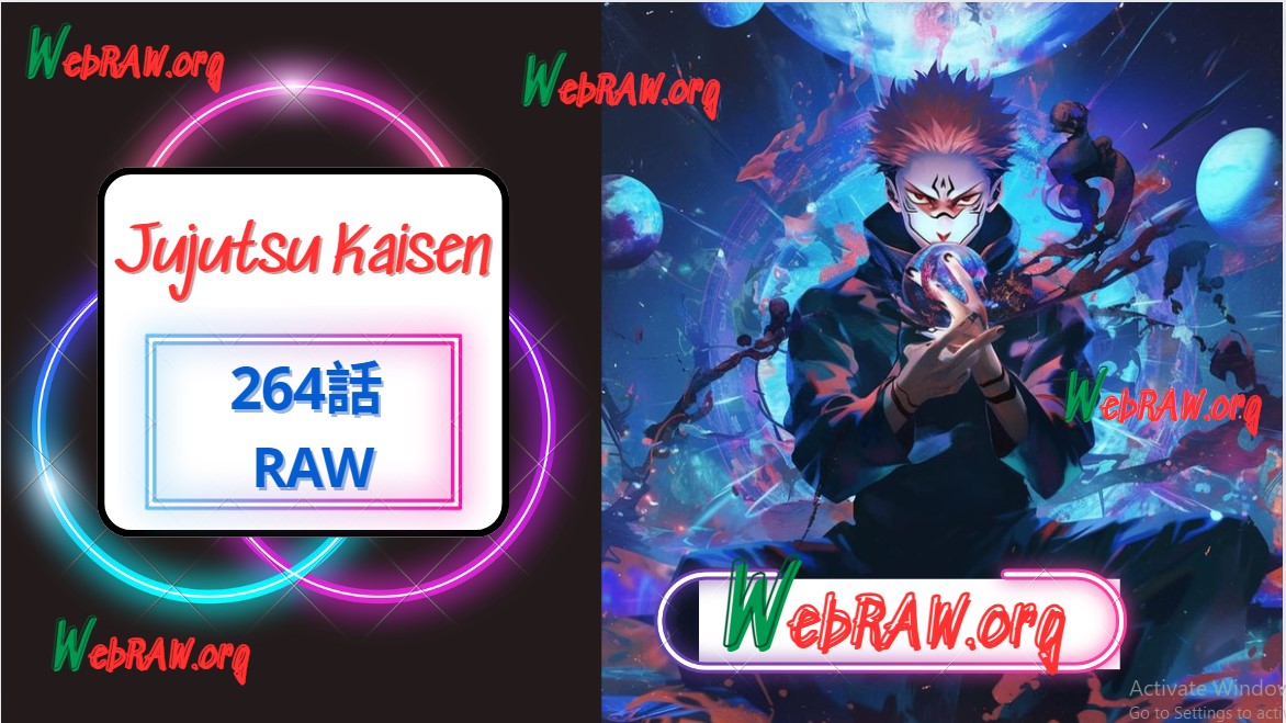 呪術廻戦 263話 Raw English – Jujutsu Kaisen 263 Raw English
