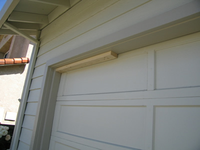 sealing sides of garage door