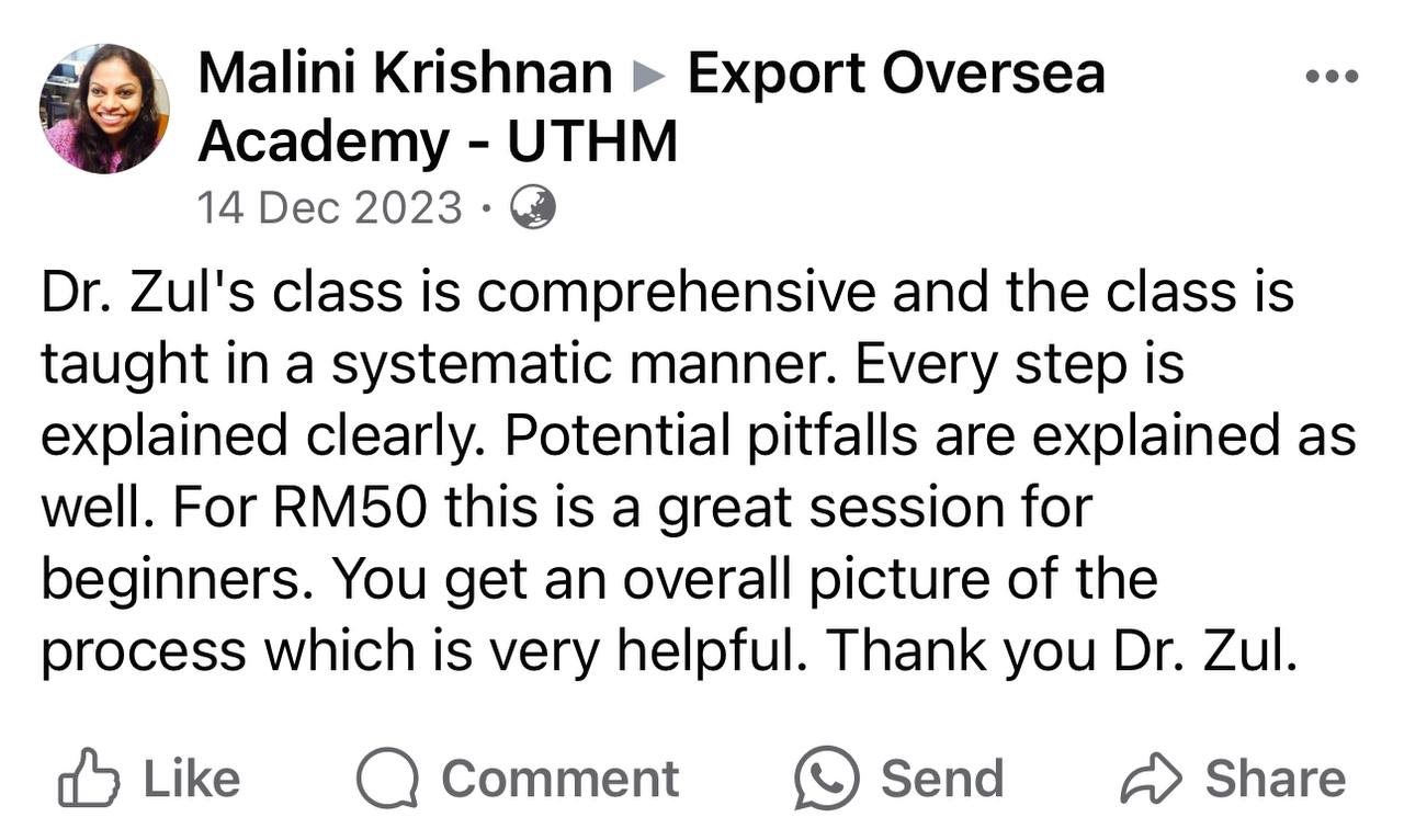 Export Oversea Academy – UTHM, syarikat spin-off milik UTHM ini sudah melatih lebih 40,000 student dari dalam dan luar negara hingga kini