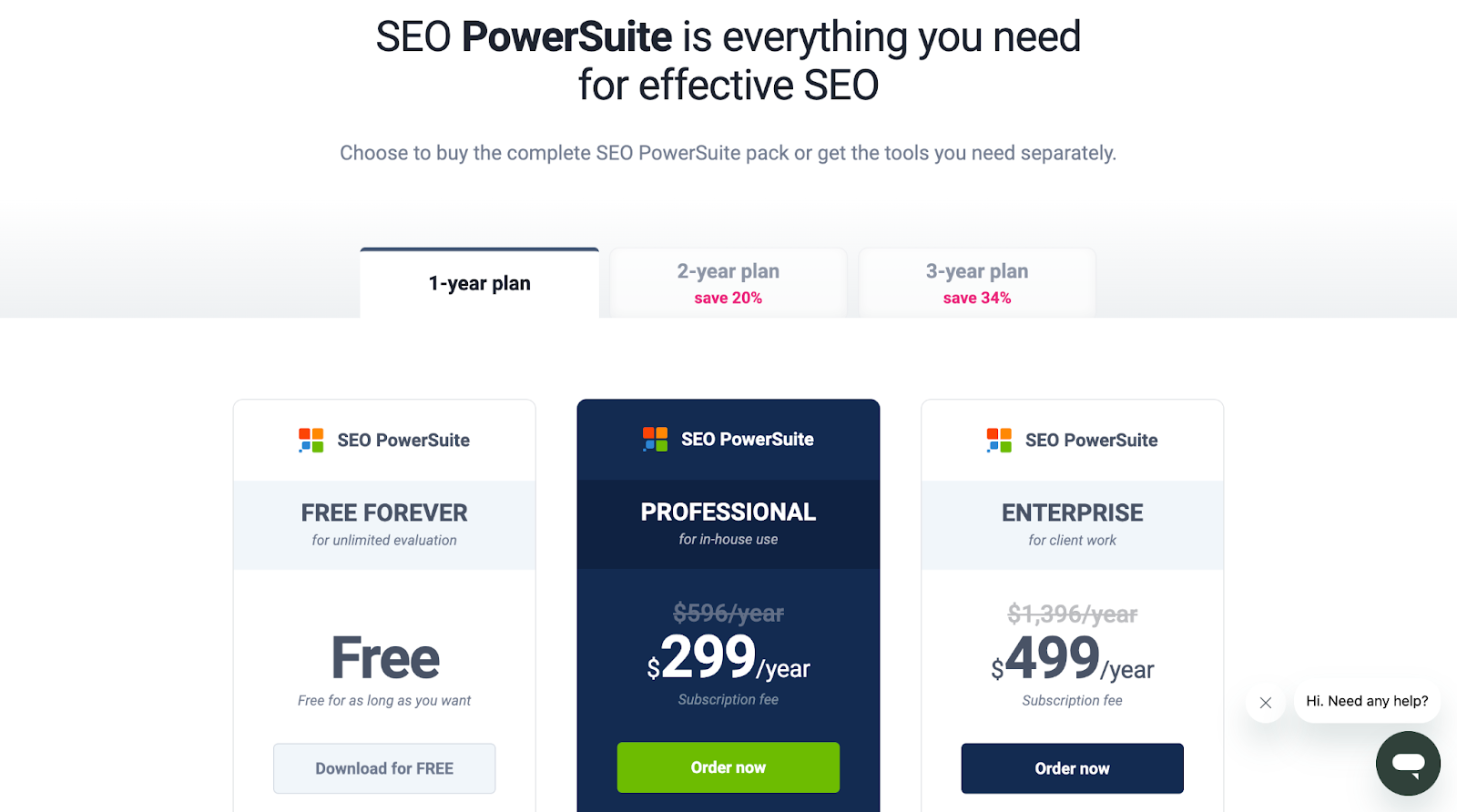SEO PowerSuite Rank Tracker Pricing - Best Rank Tracker Tools