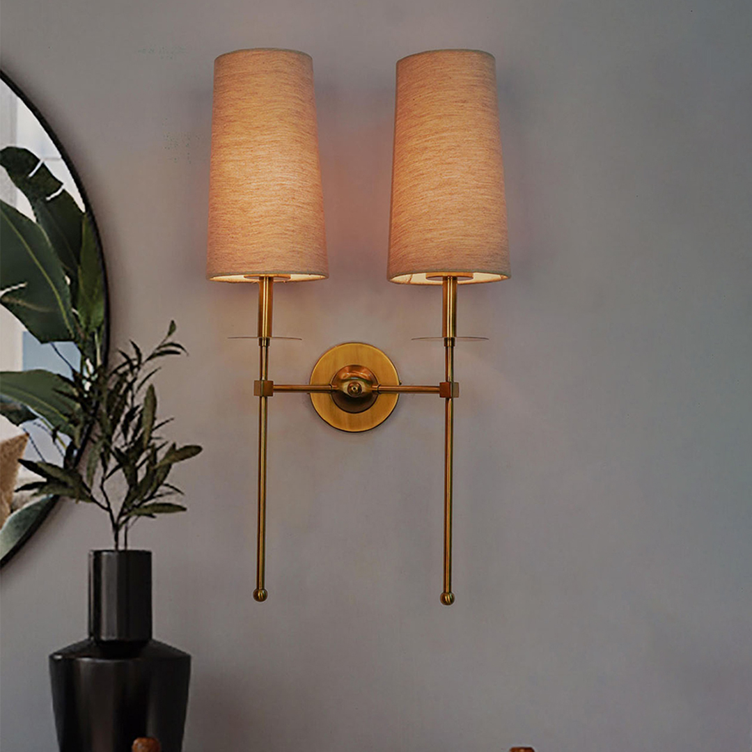 Minimalist Wall Lights for a Charming Living Room