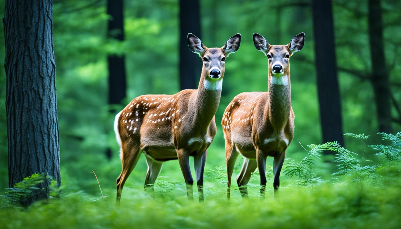 deer as wild animals