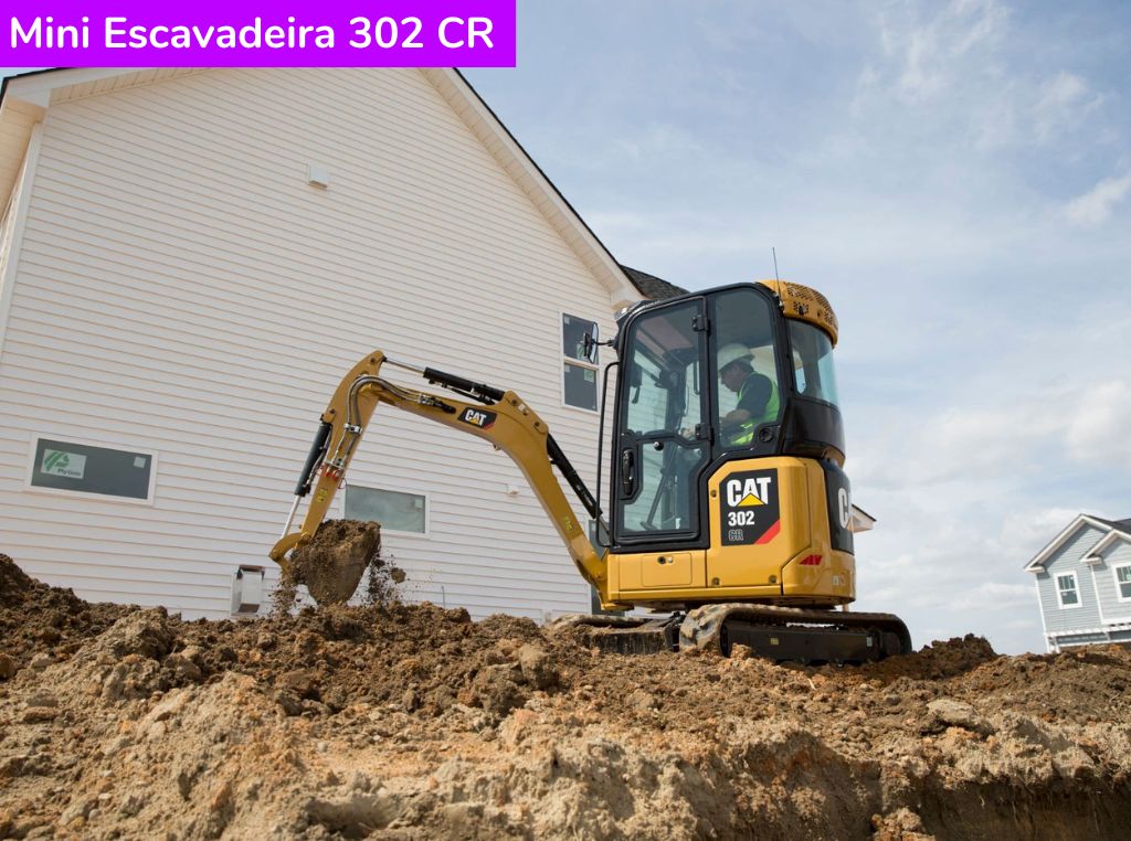 Catálogo Mini Escavadeira 302 CR Caterpillar