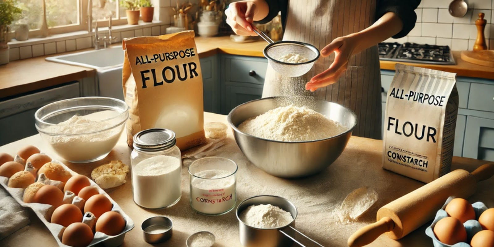 Choosing the correct flour for the desired cake texture