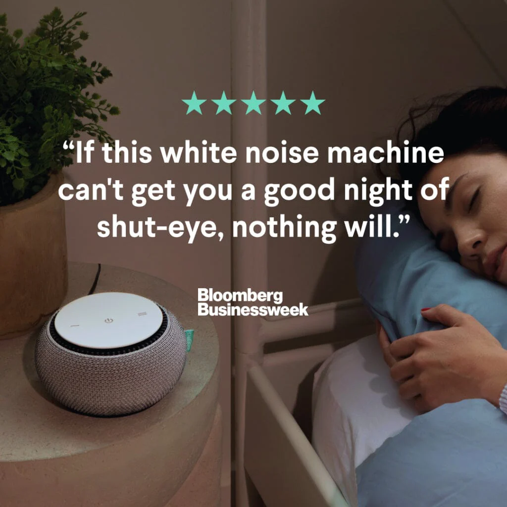 'If this white noise machine can't get you a good night of shut-eye, nothing will' - SNOOZ Smart White Noise Machine