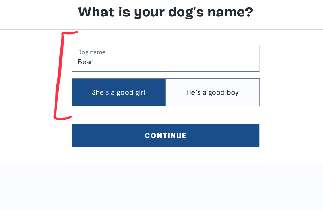 Barkbox ecommerce page screenshot