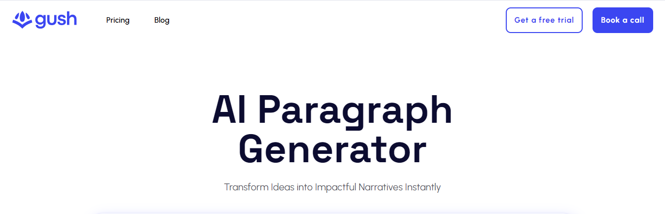 Gushwork AI Paragraph Generator