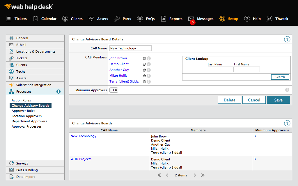Solarwinds Service Desk - Best for Network Monitoring With Built-in Ticketing