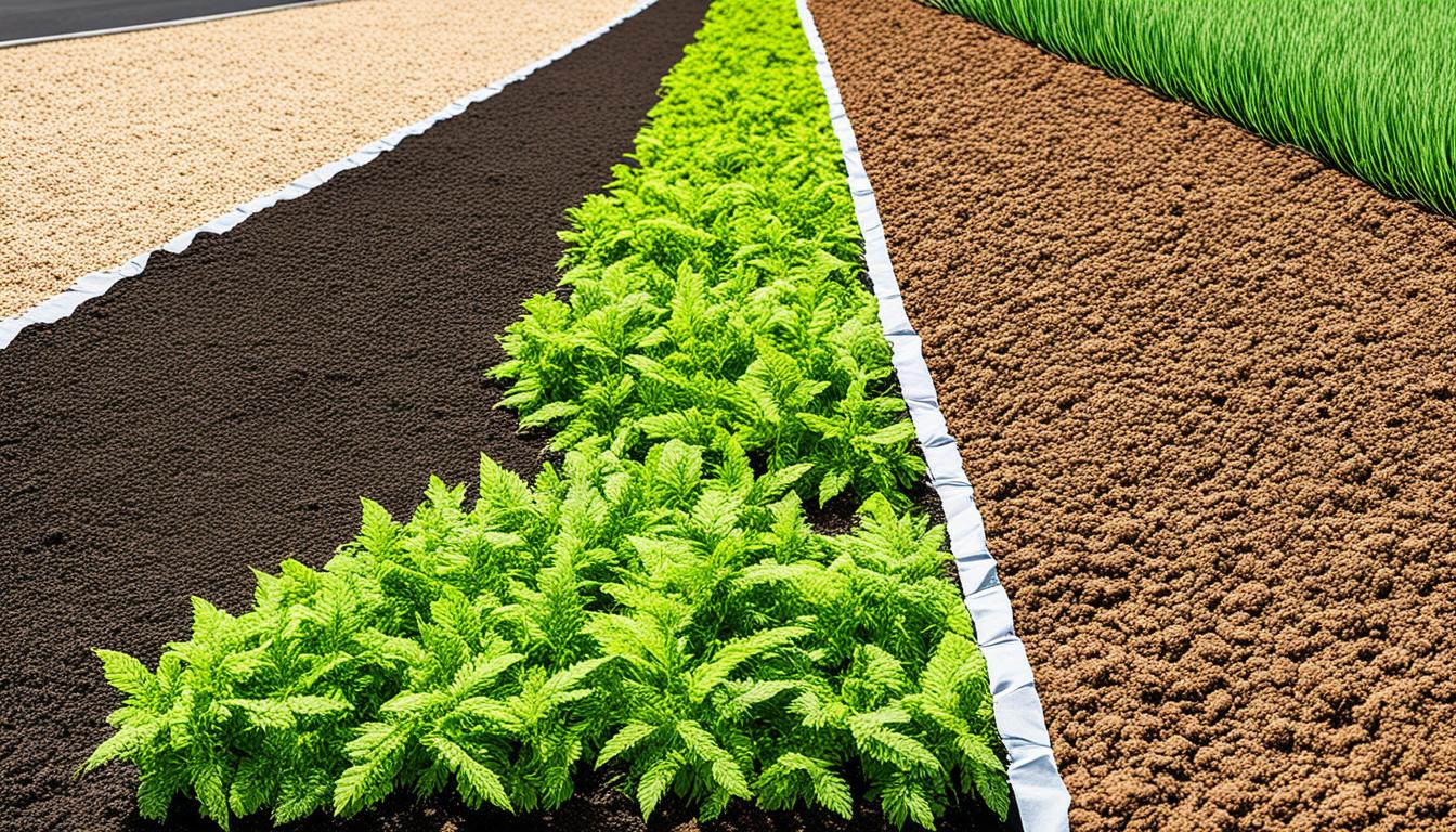 Landscape fabric impact on soil health