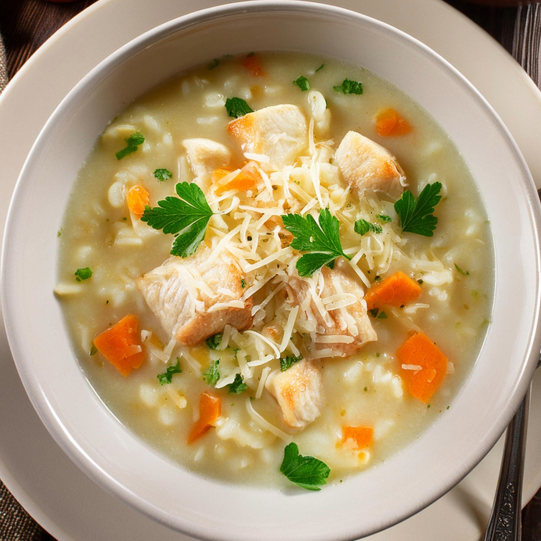 Creamy Chicken & Rice Soup 9