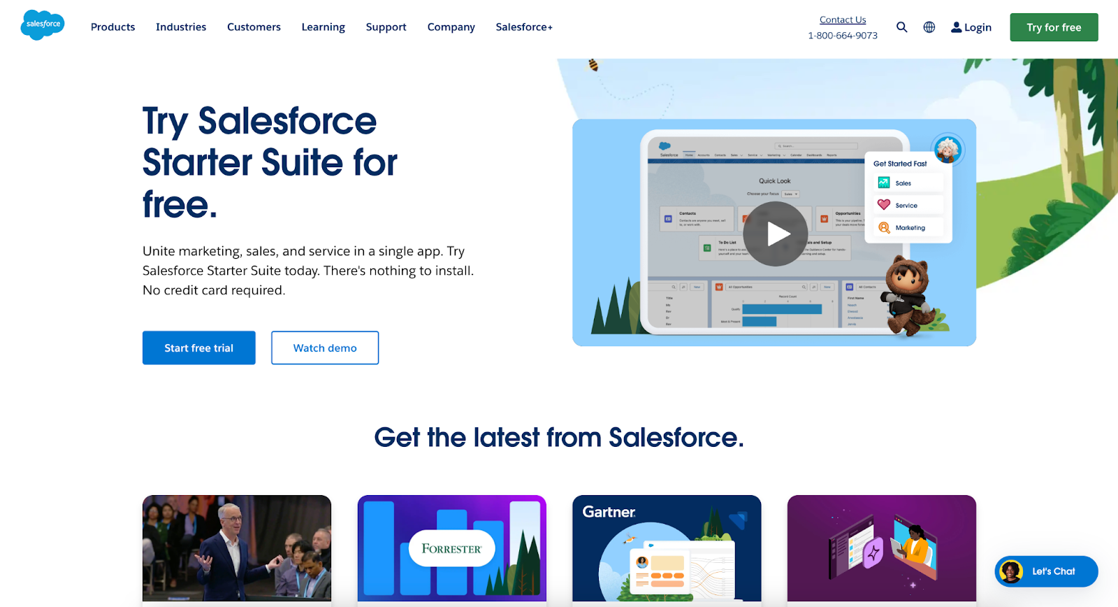 Salesforce website