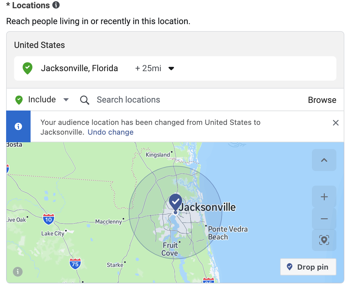 Location Targeting