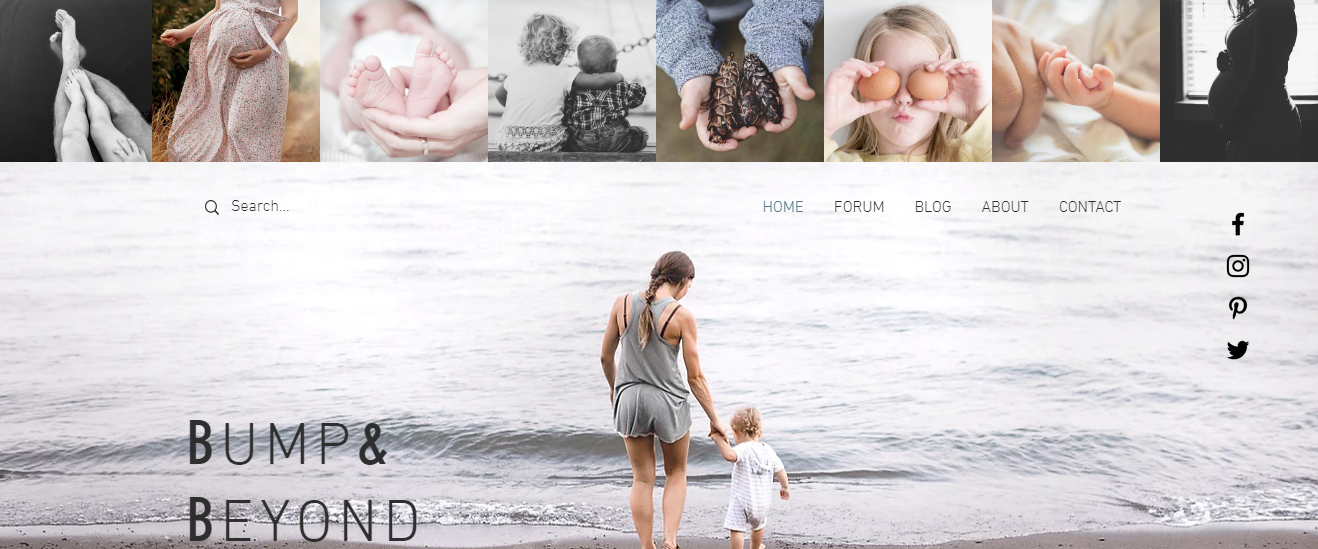 Bump & Beyond - Blog Template by Wix