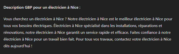 texte blanc sur fond noir de l'interface de chatgpt