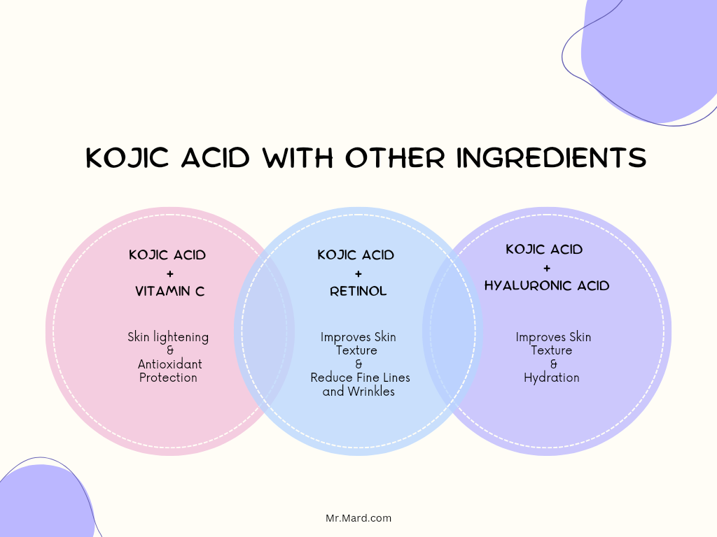 kojic acid with other ingredients