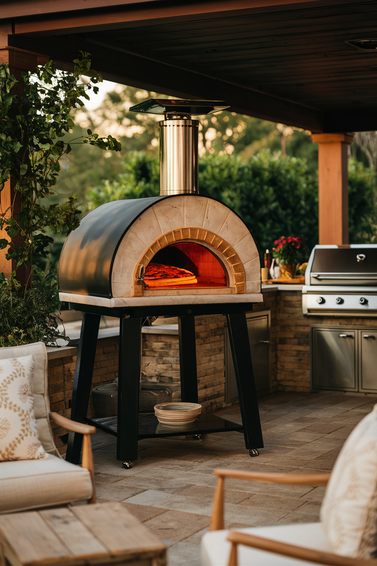 Pizza Oven on Patio