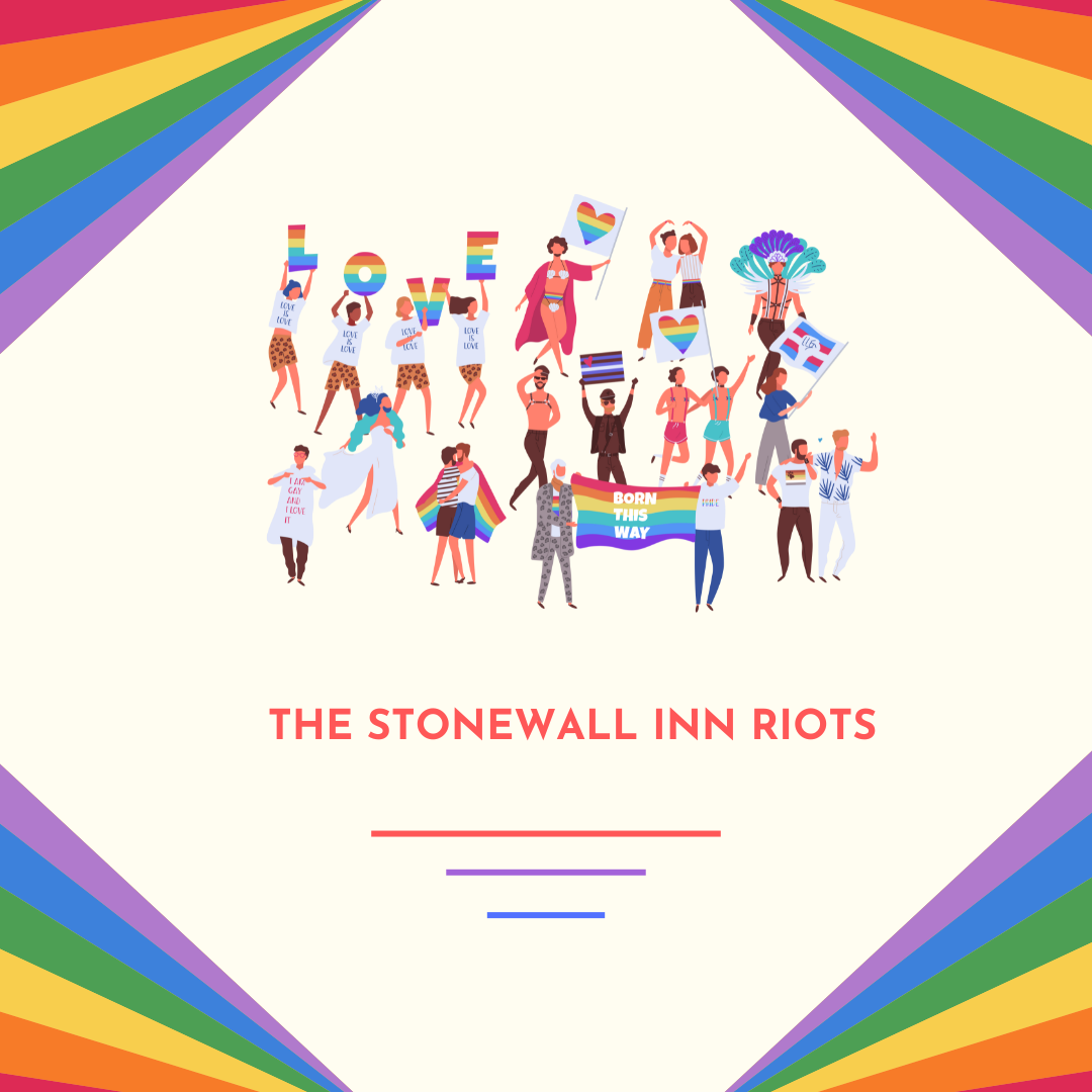 LGBTQIA+ advocates in Stonewall Inn Riots